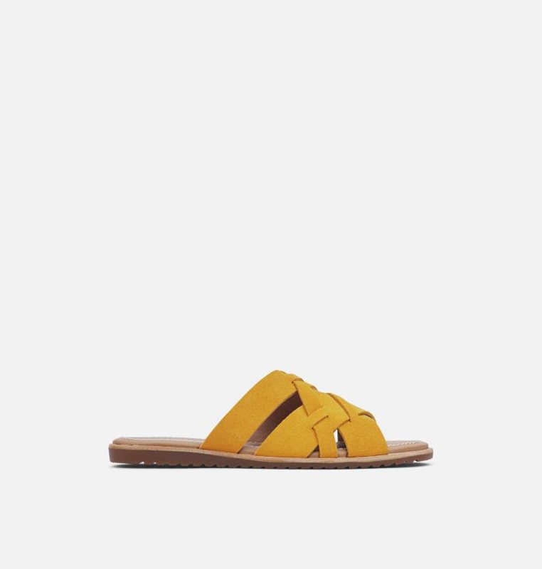 Sorel Kadın Ella™ Sandal - Terlik Sarı - 987-NKCHJZ